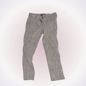 Theory pinstripe cropped cigarette pants | Sz 4